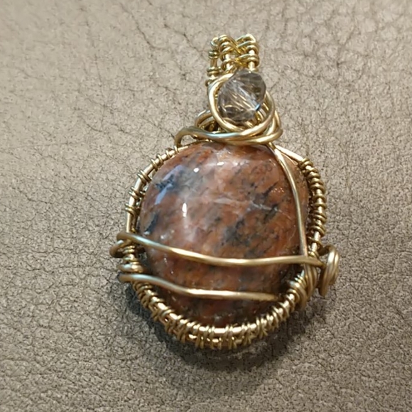 🇨🇦Hand Wire Wrapped Pendant - Picture 1 of 3
